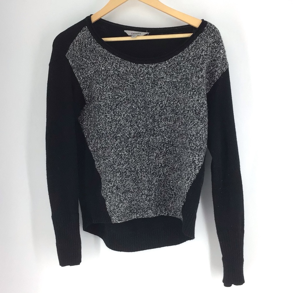 Athleta Brindle Mixed Knit Long Sleeve Sweater